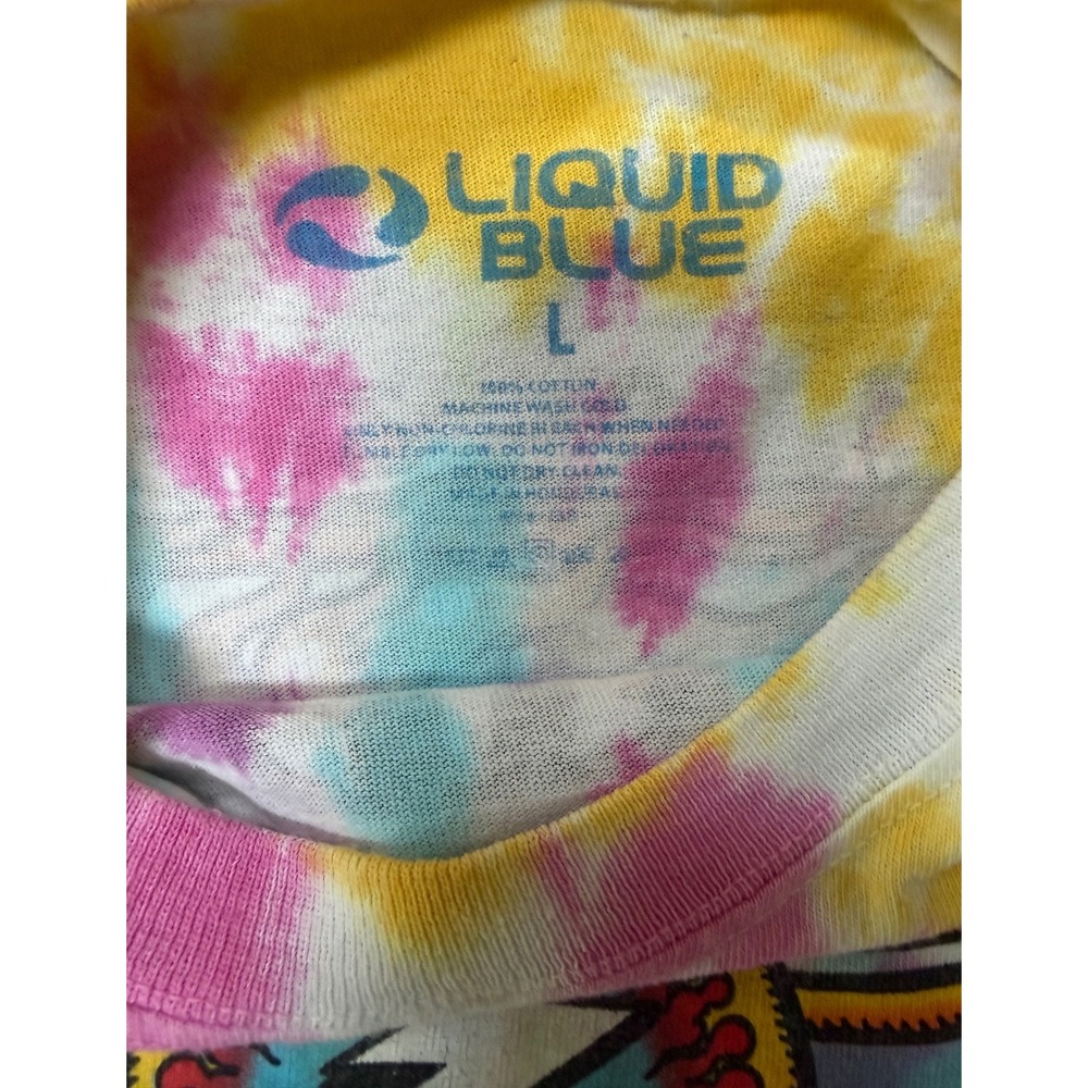 Dead & Co Sphere Las Vegas 2024 Tie Dye Shirt Liquid Blue Mens L Grateful Dead - Picture 7 of 7